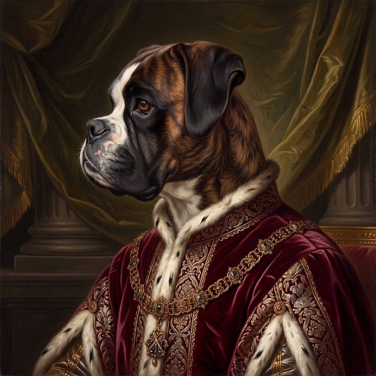 Royal portrait of Boxer